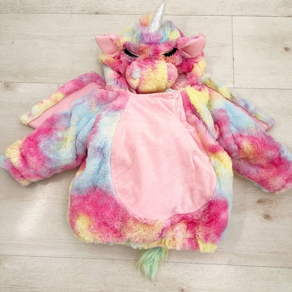 Halloween Rainbow Unicorn Costume Toddler Size 12-18 Months